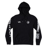 BJJ NoGI RVCA x Shoyoroll Defer Vaxsyr BJJ Hoodie - Black Fleece 300 GSM Premium BJJ Apparel