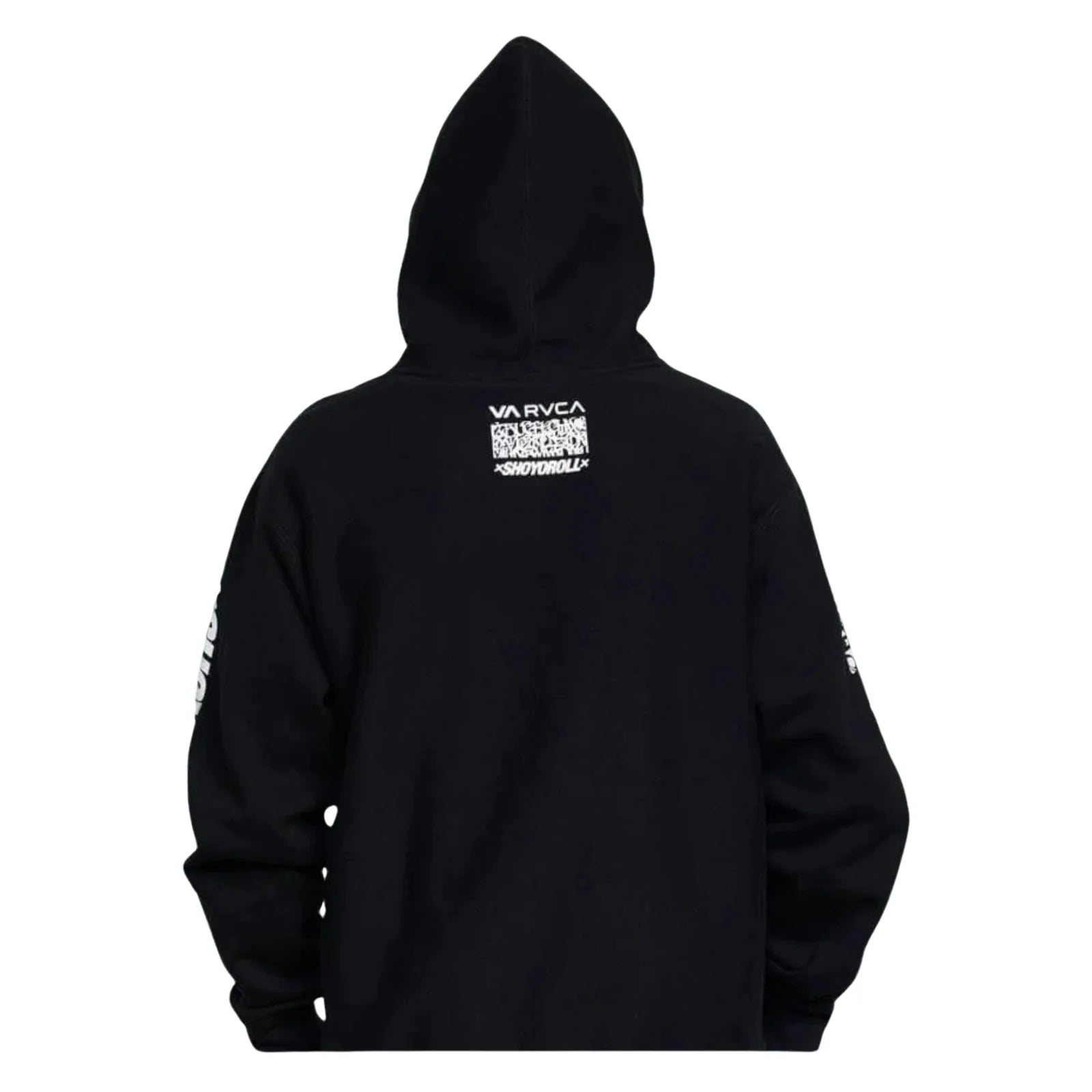 BJJ NoGI RVCA x Shoyoroll Defer Vaxsyr BJJ Hoodie - Black Fleece 300 GSM Premium BJJ Apparel