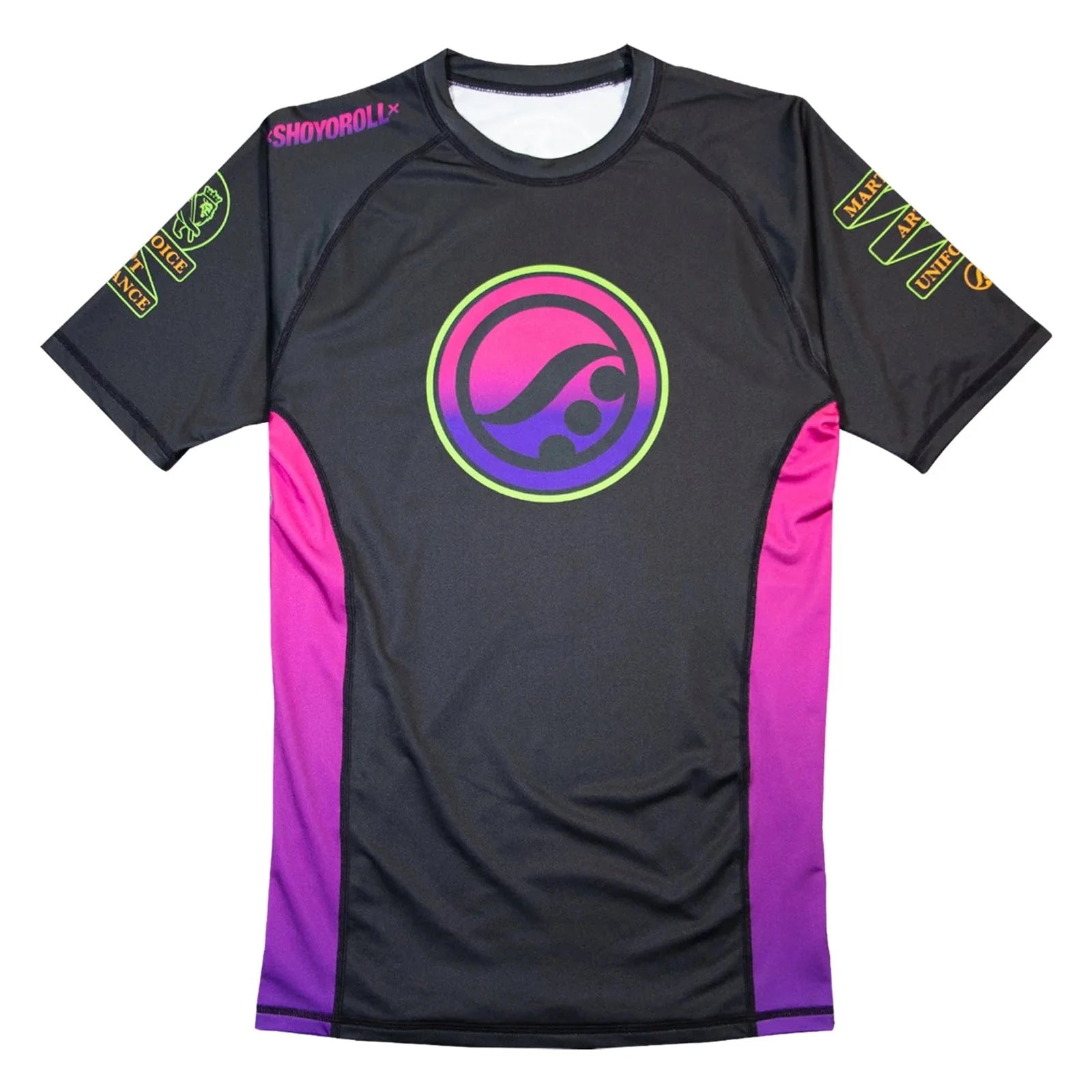 BJJ NoGI Shoyoroll Batch 143 Malibu SS Training Rash Guard