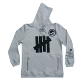 BJJ NoGI Shoyoroll Batch # 31 UND BJJ Hoodie - Gray Fleece 300 GSM Premium BJJ Apparel