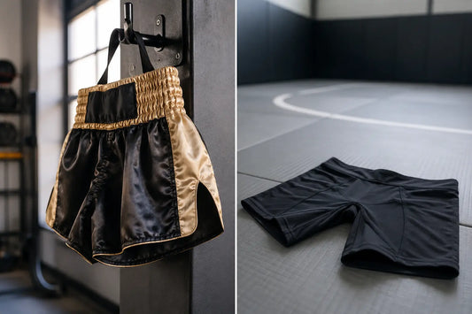 Muay Thai Shorts During BJJ Training