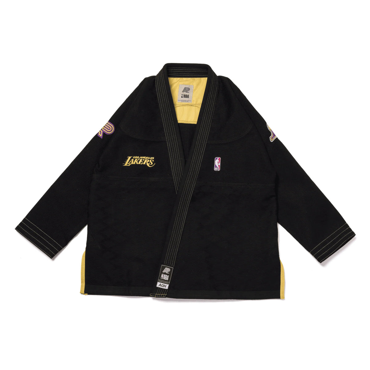 BJJ Gi Albino & Preto A&P x NBA Black Pearl Weave 450 GSM Kimono