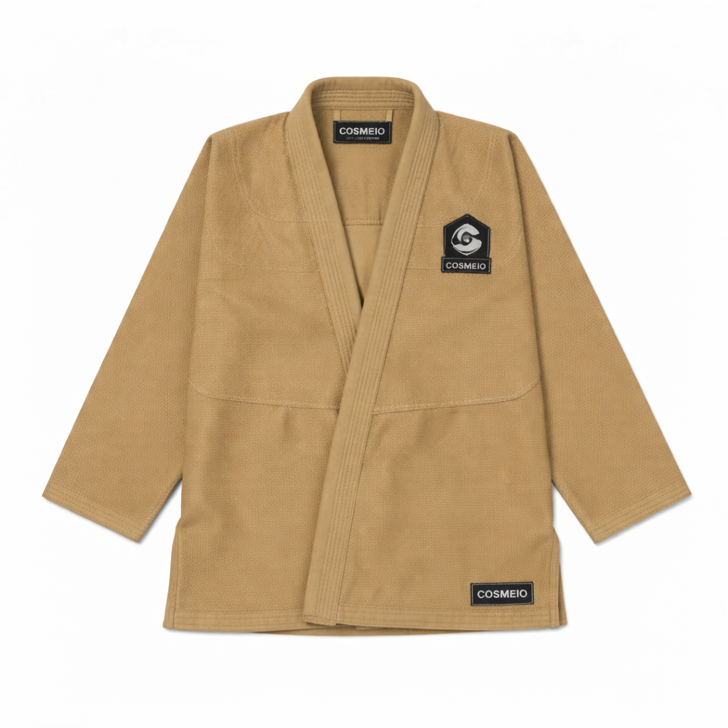 Cosmeio BJJ Desert Tan BJJ Gi — Lightweight Uniform Set for Brazilian Jiu-Jitsu Training & Competition