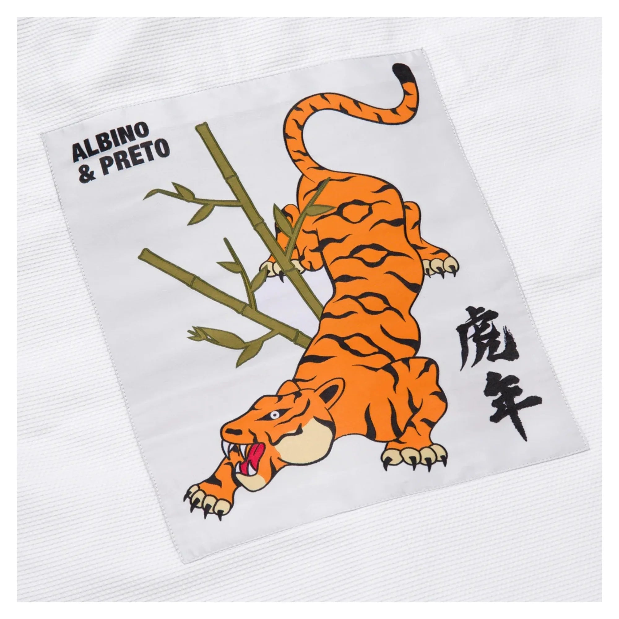 Albino & Preto Batch 110 Year of the Tiger White BJJ Gi product image 10