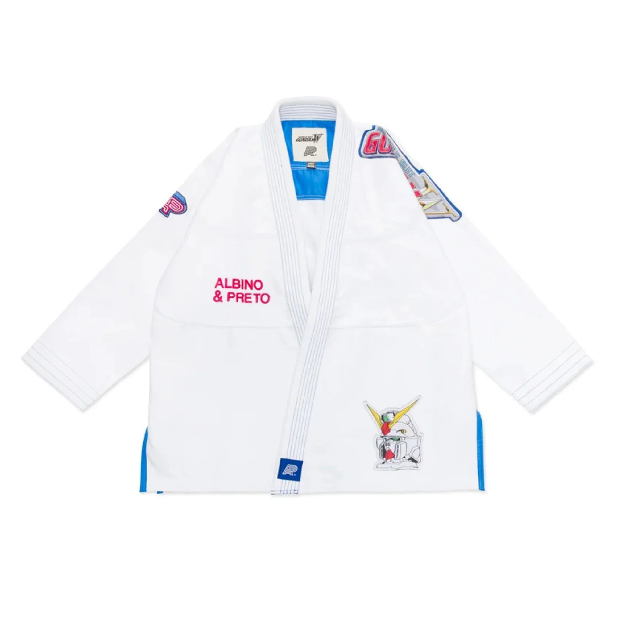 A&P x Wing Gundam White BJJ Gi 1