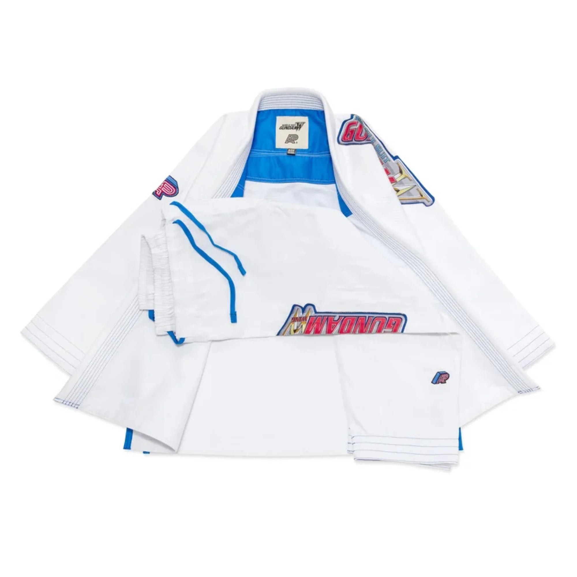 A&P x Wing Gundam White BJJ Gi 7